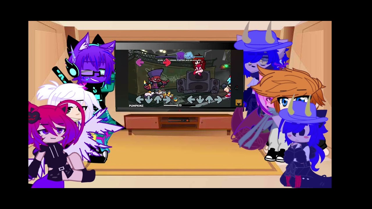 Random idk Reaction 2hot fnf bf mix but ft nzariodl and 