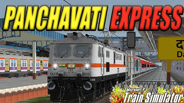 LIVE 🔴 MSTS || WAP7 TAKING CHARGE OF 12109 PANCHAVATI EXPRESS JOURNEY IN MSTS ||