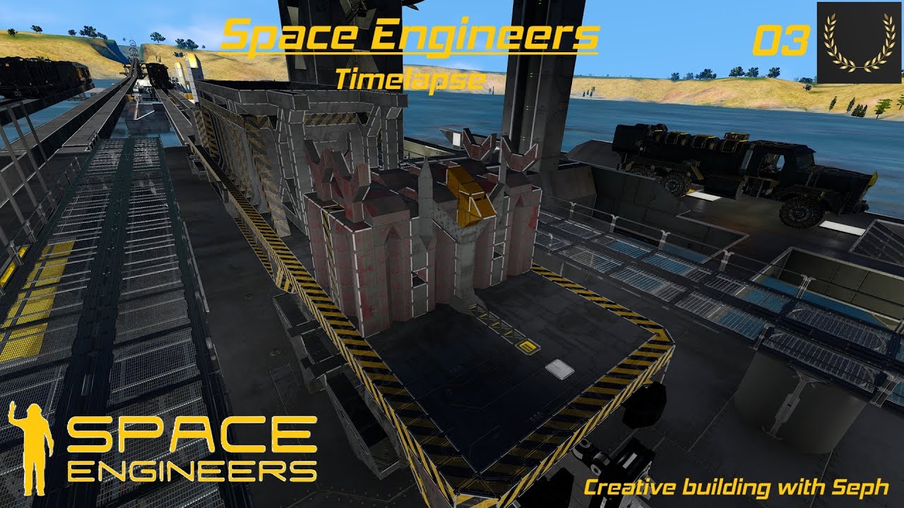 Space Engineers Timelapse : Creative Building 03 - YouTube
