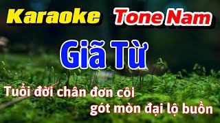 Karaoke Giã Từ Tone Nam #bienhoaam tuổi đời chân đơn côi gót mòn đại lộ buồn...)