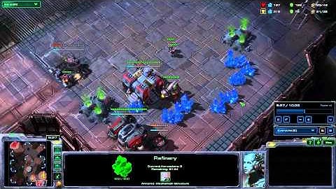 Starcraft 2, proxy tank rush