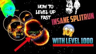 HOW TO LEVEL UP FAST | WITH LEVEL 1000!!! NEBULOUS SPLITRUN | NEBU FARMING