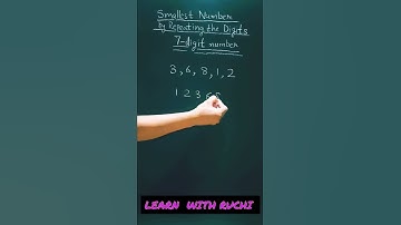 Smallest number by repeating the digits | shorts | #shorts #youtubeshorts