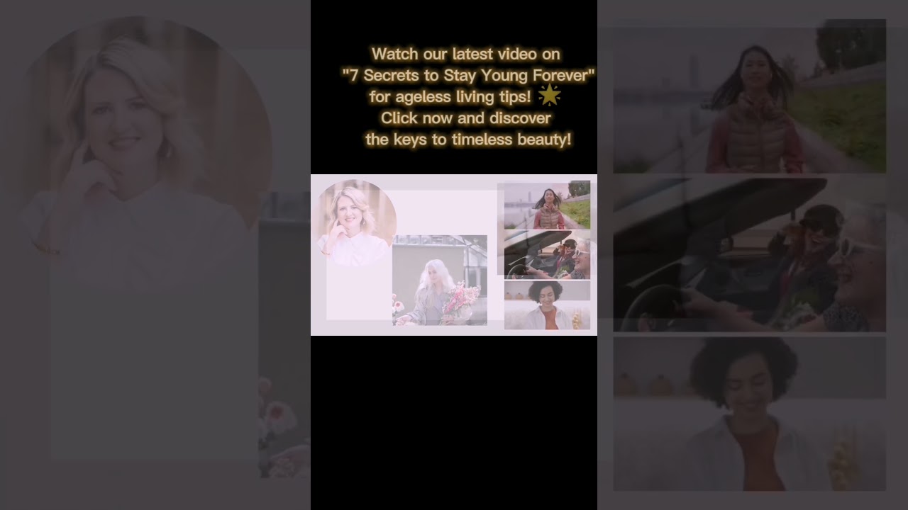 Top 7 secrets to stay young forever 