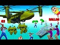 CJ ARMY vs BALLAS GANG in GTA x RAVENFIELD with SHINCHAN and CHOP