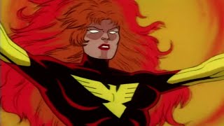 Jean Grey (Dark Phoenix)  All Powers & Abilities Scenes [XMen: The Animated Series]