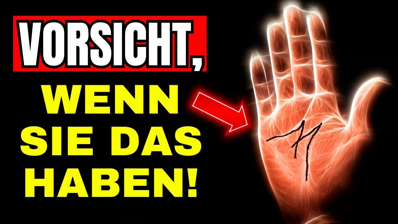 AUSERWÄHLTE, ACHTUNG! 🚨 Ein „M“ auf der Handfläche zu haben bedeutet, dass ...