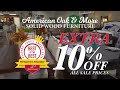 American Oak and More Best of the Best Sale - Additional 10% off American Oak and More Best of the Best Sale - Additional 10% off