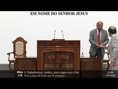 Santo Culto CCB online 17/07/2022 - YouTube