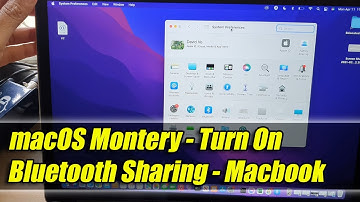 Macbook Pro: How to Turn On Bluetooth Sharing to Receive Files (macOS Monterey)