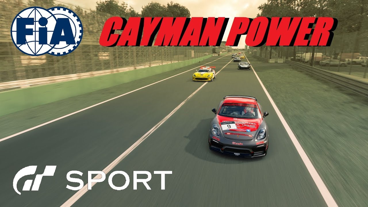 GT Sport Cayman Power - FIA Manufacturer Race USA driving school 2016