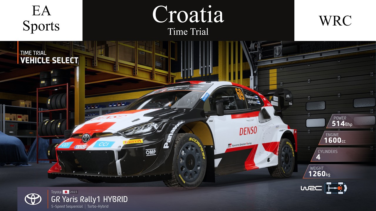 テレビ EA Sports WRC - Rally Croatia - Hartje 7,8 km - Time Trial - YouTube