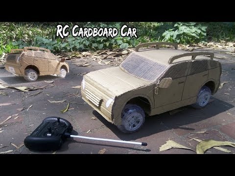 How to make RC Car | Using Cardboard | BMW - Amazing DIY