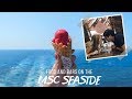 FOOD AND BAR tour around the MSC SEASIDE (the spots you NEED to visit)