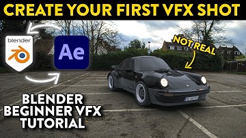 How To Create Your FIRST VFX SHOT in Blender - Beginner VFX Tutorial