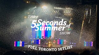 The 5 Seconds of Summer Show (Live in Toronto) 2023 | Full setlist | vlog