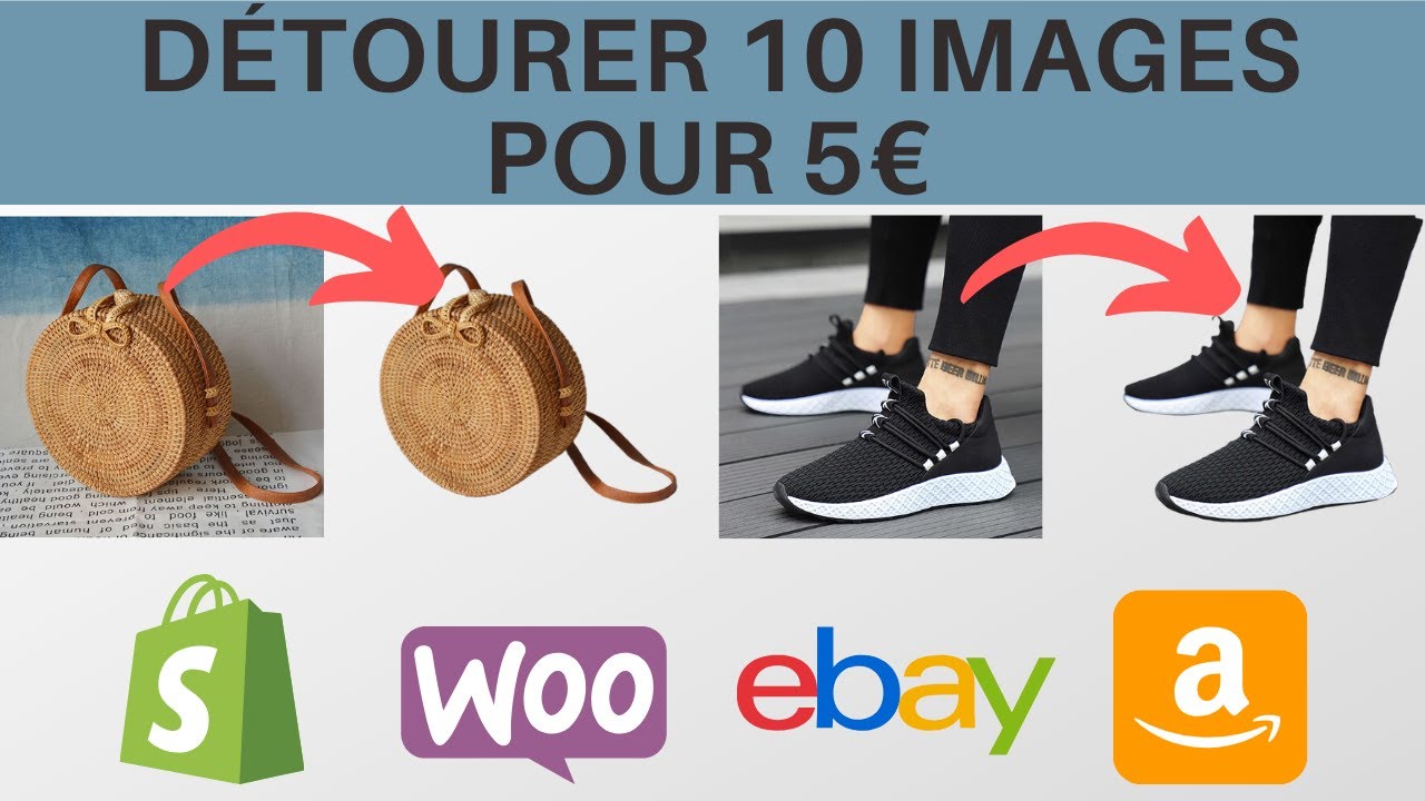 faire le détourage de 10 images produits