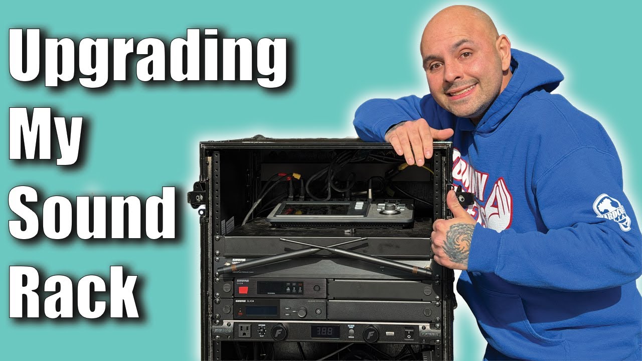 Модернизация моей стойки со звуковым оборудованием для живых выступлений.