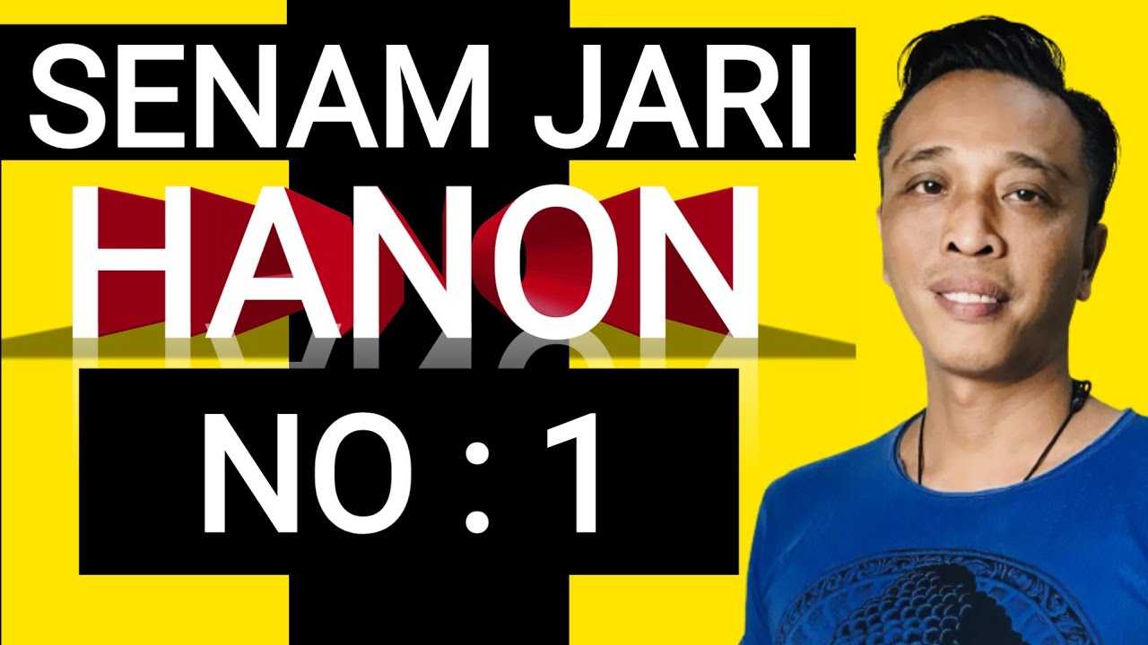 SENAM JARI PIANO | HANON NO.1 | BELAJAR PIANO KEYBOARD UNTUK  PEMULA