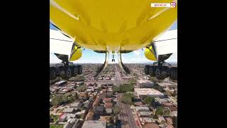 IMPOSSIBLE!! Very Low Before Landing Boeing 777 at los Angeles Airport MFS2020