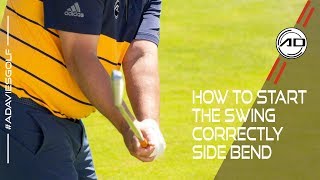How To Start The Swing Correctly - Side Bend