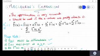 MACLAURIN EXPANSION | POWERS SERIES | CAPE PURE MATHS| UNIT 2 MODULE 2