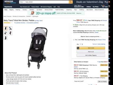 baby trend tri fold mini stroller review