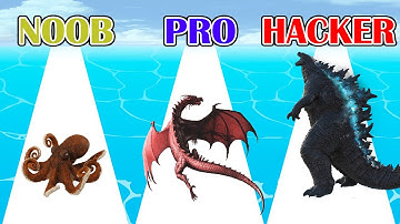 NOOB vs PRO vs HACKER - Kaiju Run