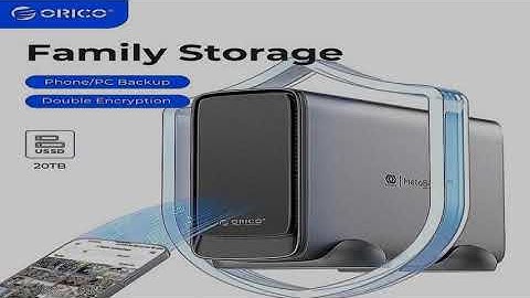 ORICO MetaBox Mini Secure Storage Device 3.5" Type-C Network Attached Storage Device Automatic Bac