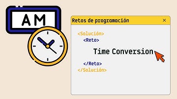 Solución al reto Time Conversion