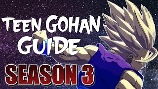 Teen Gohan BnB Combos & Basics Guide | DRAGON BALL FIGHTERZ SEASON 3.5