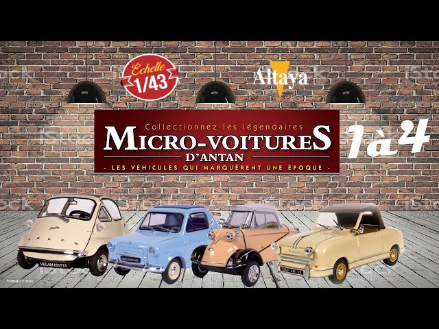Altaya : Collection les légendaires micro-voitures d'antan au 1/43