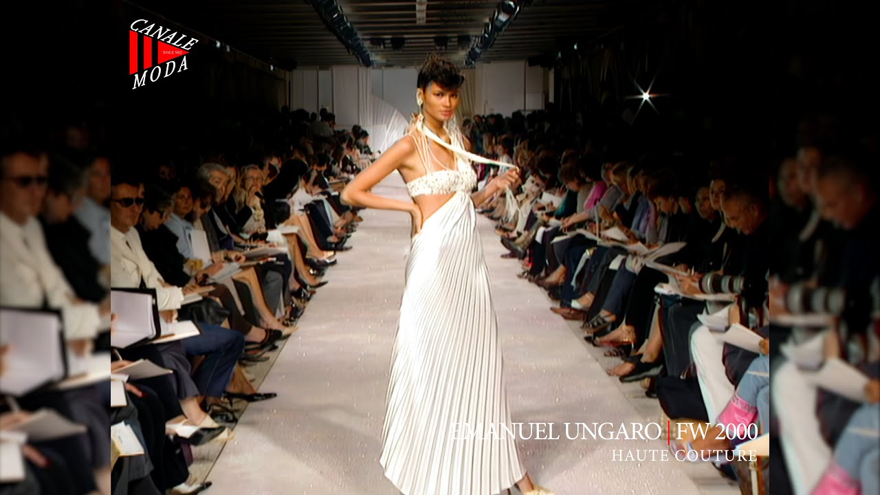 EMANUEL UNGARO Haute Couture Fall Winter 2000 4K - Canale Moda