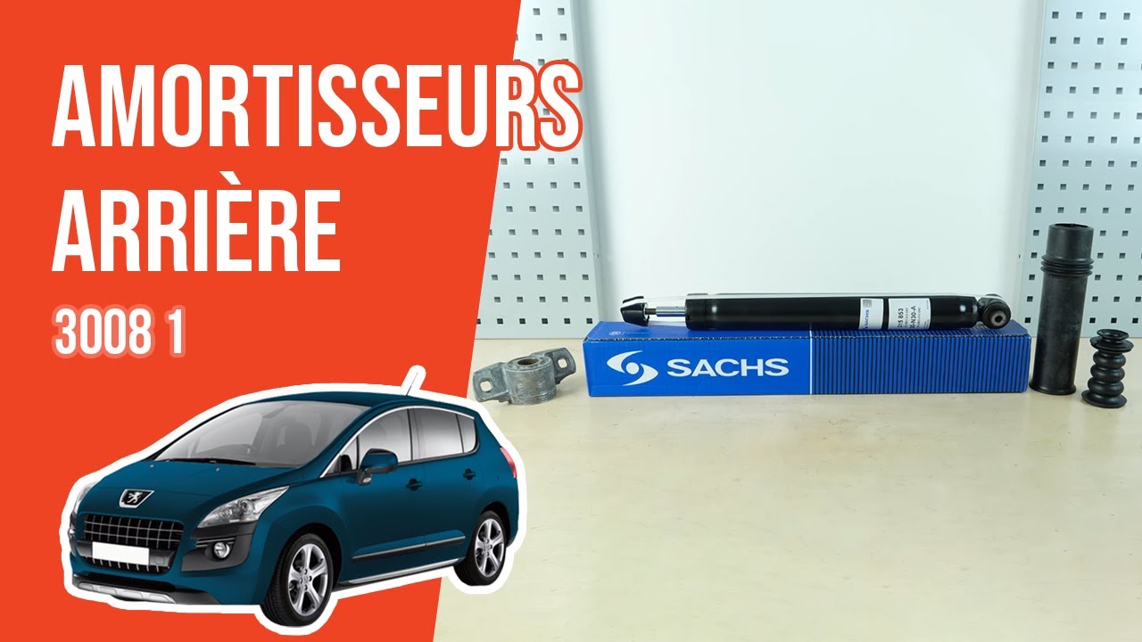 Changer les Amortisseurs arrière Peugeot 3008 1 ➿ - YouTube