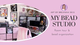 My Bead Studio | Workspace Room Tour & Bead Organization