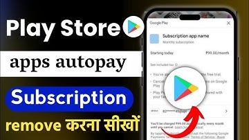 Google Play Store apps ke autopay & subscription cancel kaise kare | how to cancel autopay in UPI