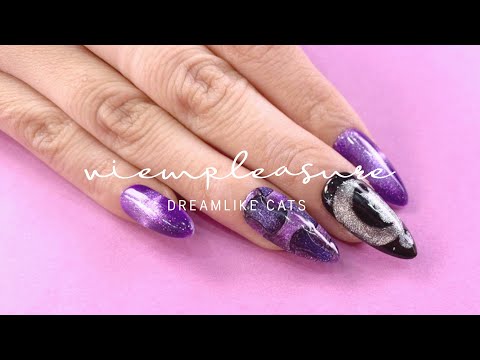 뷰확행 Live - 드림라이크 캣츠 네일아트/ Dreamlike cats nail art