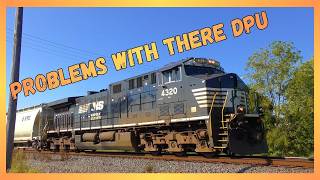 Train Has A  Problem With There DPUs.... Train Hit the diamond and Rolls Past