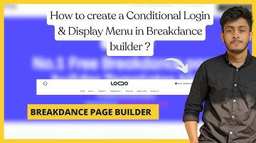 Building a Conditional Login & Display Menu in Breakdance Page Builder | Step-by-Step Tutorial