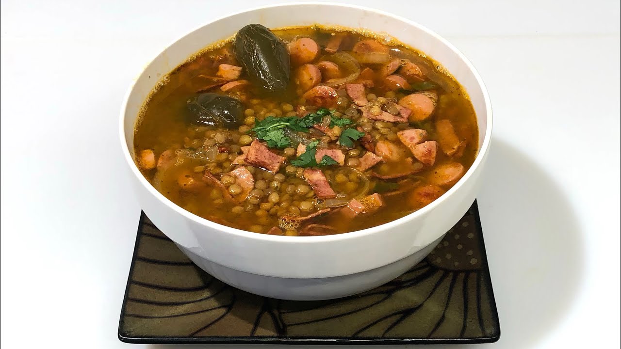 Deliciosas Lentejas Charras Súper Fácil - YouTube