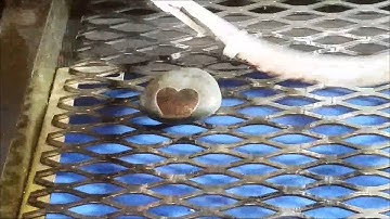 K40 eBay Chinese CO2 Laser Cutter & Engraver  - Laser Engraving a Rock