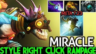 MIRACLE [Slark] Style Right Click Rampage Plays Meta 7.23 Dota 2