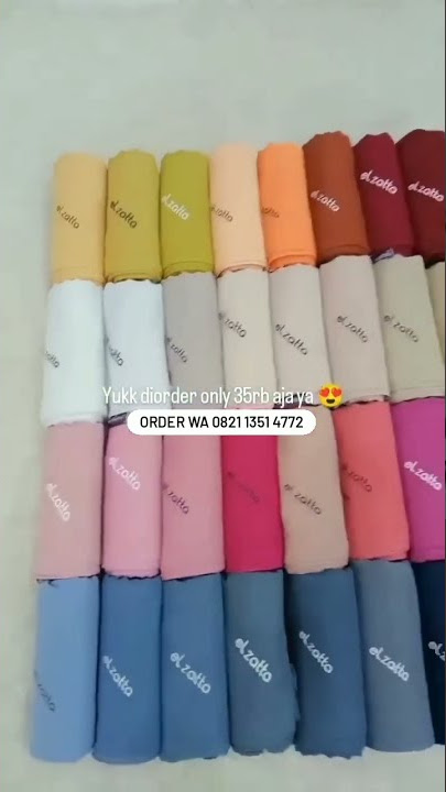 Kerudung Segiempat Polos Cantik Murah Terbaru Cuman 35rban saja😍