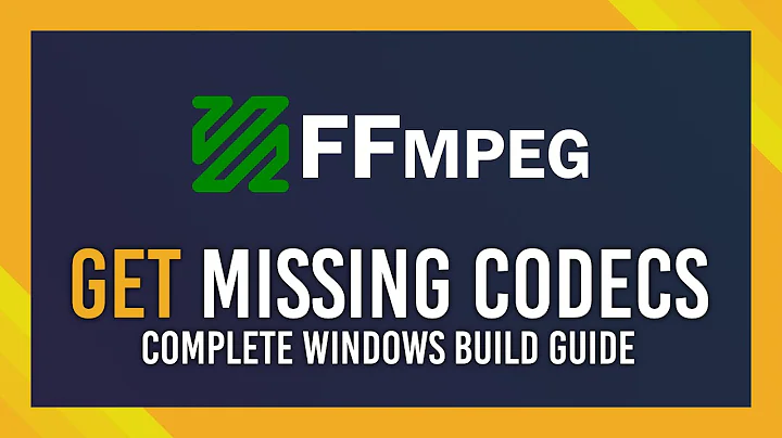 Get Missing Codecs | FDK AAC + More | FFMPEG Windows Build Guide