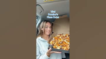 Let’s try the VIRAL Domino’s Pizza Order 🍕🧀🧄🥩🥓#dominos #dominospizza #dominospizzapics