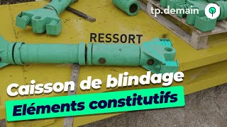 Blindage d'une tranchée : les éléments constitutifs d'un caisson de blindage