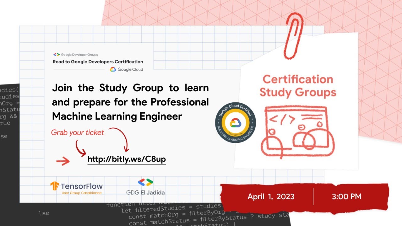 Professional Machine Learning Engineer Certification Study Group Info