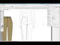 HOW TO DRAW A BASIC PANT WITH HIP POCKETS