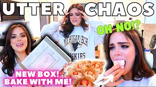 $40 Baking Subscription?! A CHAOTIC NIGHTMARE! | Crumble Crate Unboxing & Bake With Me!