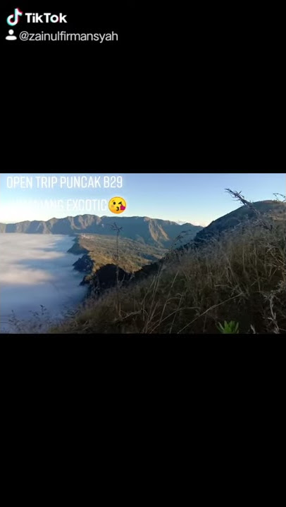 Keindahan puncak b29 lumajang
